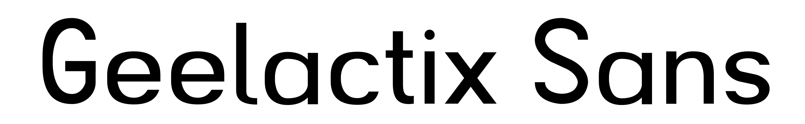 Geelactix Sans